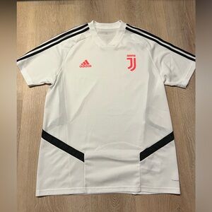 Juventus White and Pink with black stripes kit jersey football soccer